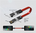 2019 New Keychain 4 in 1 magnetic charge & data cable for promotion